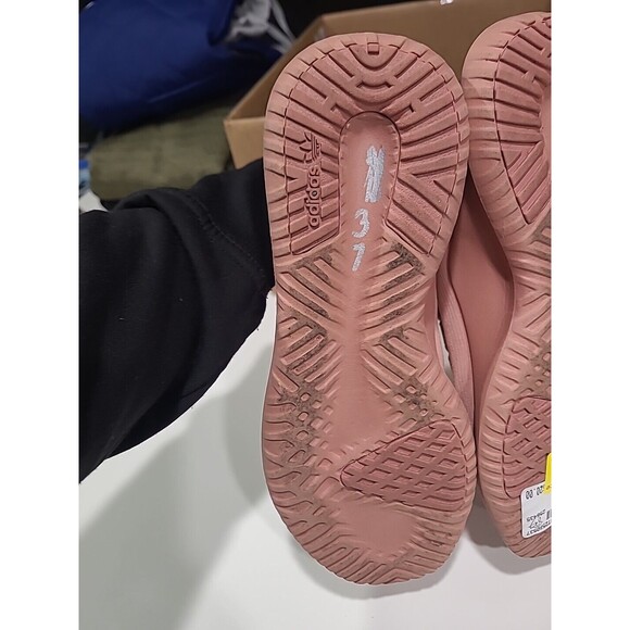 Size 7.5 - Adidas Tubular Shadow Pink Women's Running, Excellent Condition - Picture 8 of 8